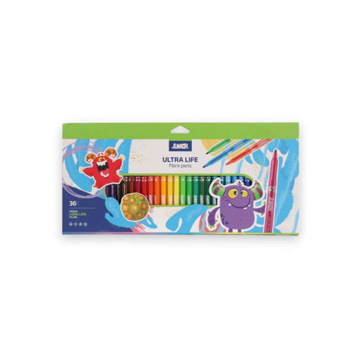 Picture of JUNIOR FELT TIP MARKERS LIFE X36